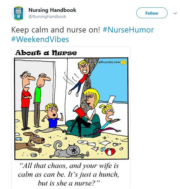 Nurse Humor Tweet 3