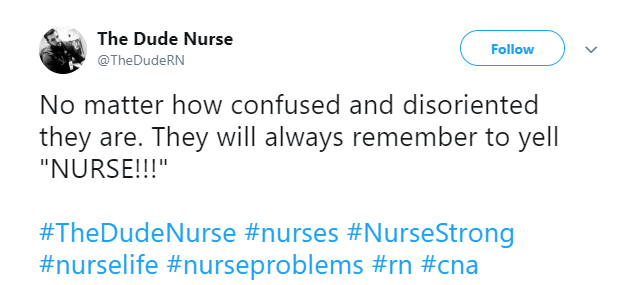 Nurse Life Tweet 11